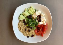 Zutaten für Quinoa-Salat - ConnyPURE
