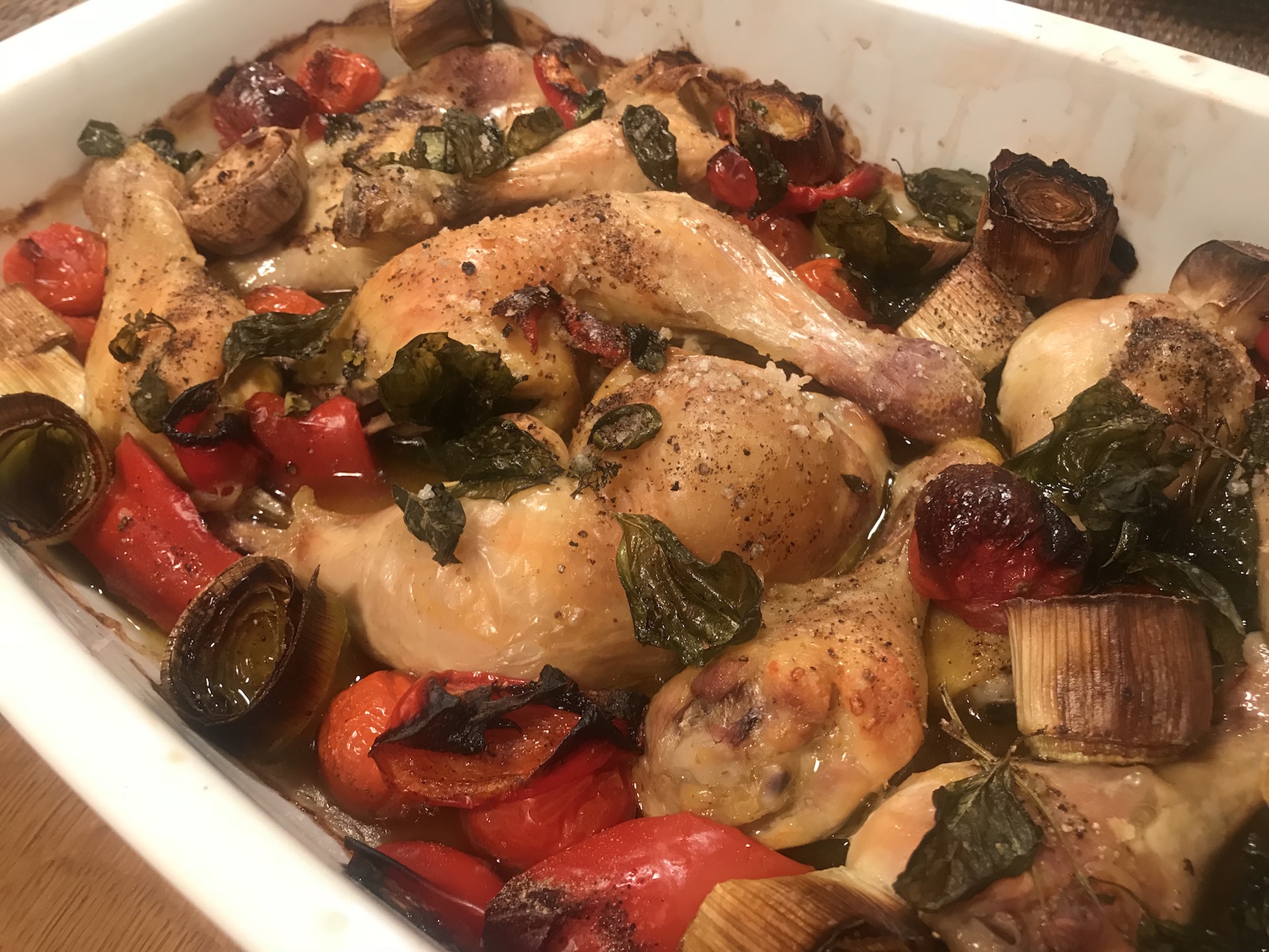 30 Tage Challenge: Saftiges Hühnchen mit Tomaten und Basilikum (Tag 10 ...